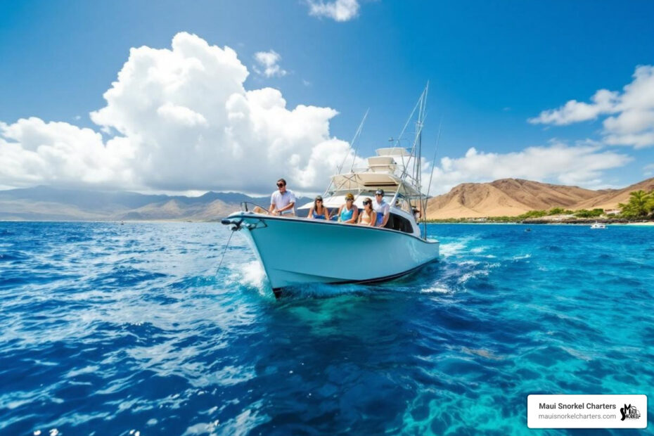 Private boat snorkeling