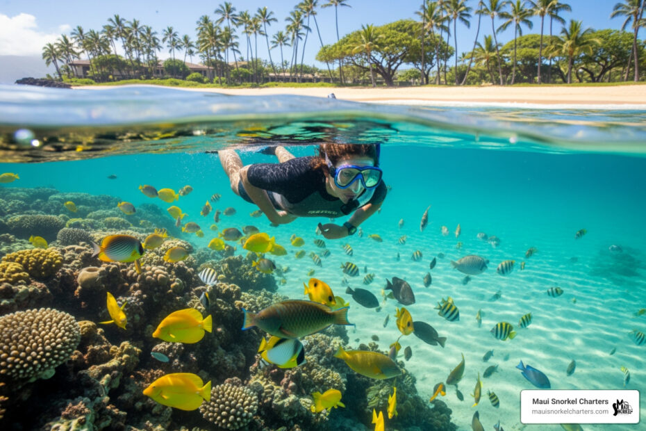 kapalua beach snorkel