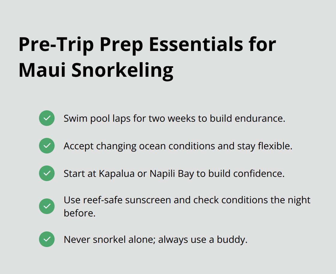 Maui Snorkel Charters | Snorkeling on Maui Island Checklist of five preparation steps for a safe, enjoyable Maui snorkeling experience. - maui island snorkeling