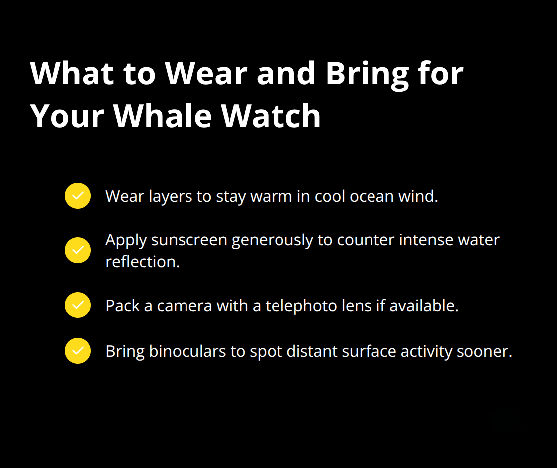 Maui Snorkel Charters | Whale Watching in Maui Checklist of clothing and gear to bring on a Maui whale-watching tour