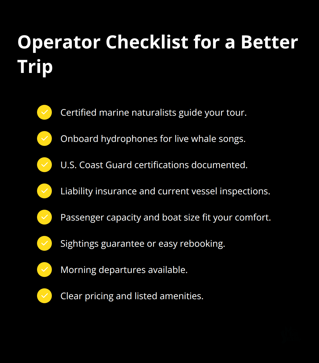 Features to look for when choosing a Maui whale watching operator - whale watching trips maui