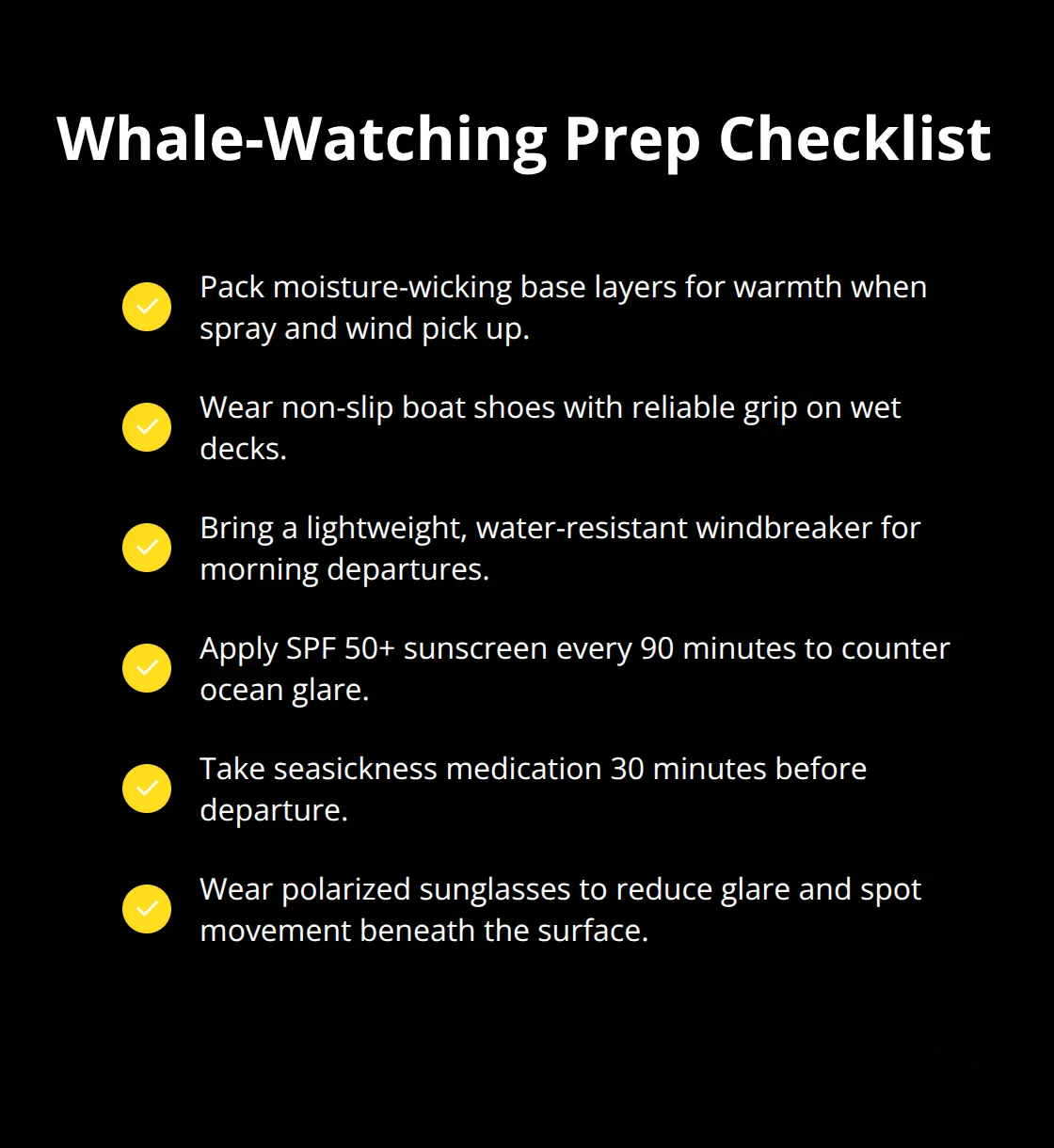 Maui Whale Watching Schedule: Plan Your Seasonal Encounters 2 Compact checklist of what to bring and do for Maui whale-watching comfort and visibility. - Maui whale watching schedule